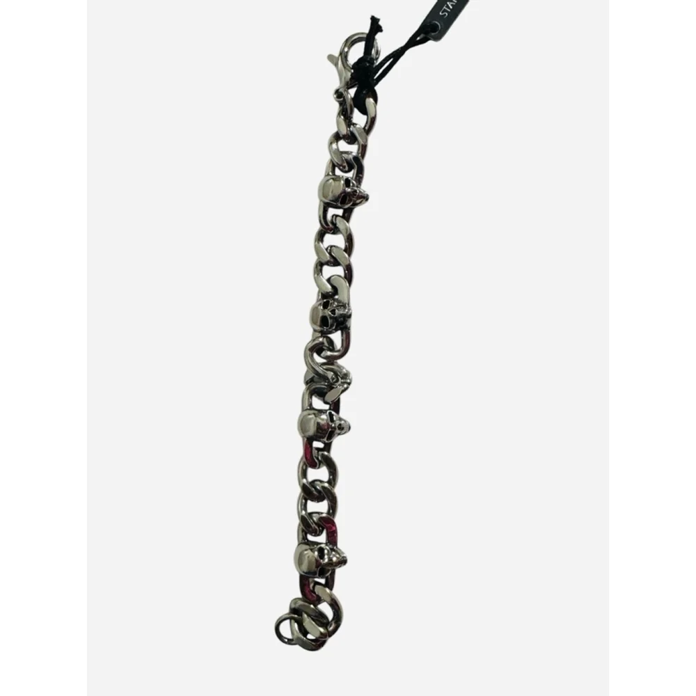 Stone & Steele Stainless Steel Skull Chunky Chain Unisex dark biker bracelet